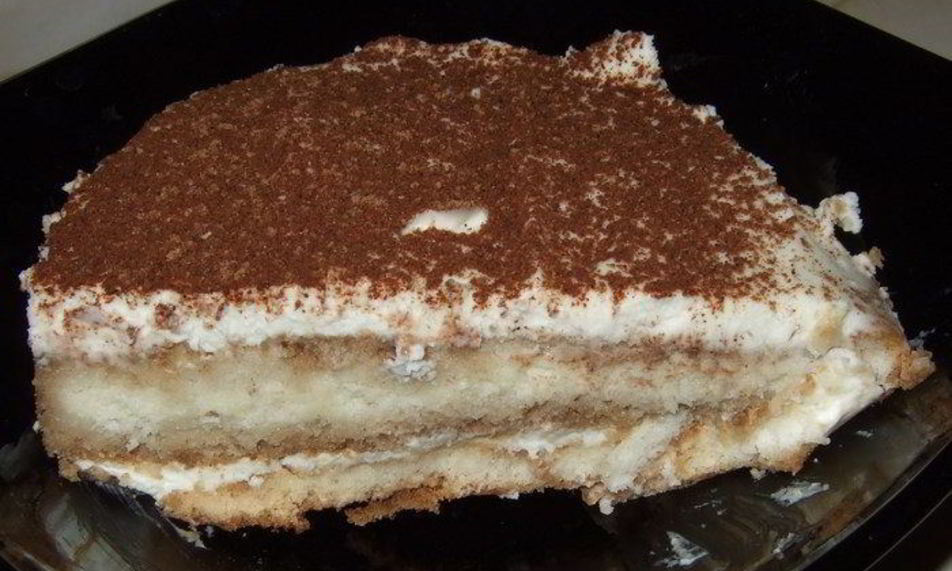 Рецепт тирамису со взбитыми сливками