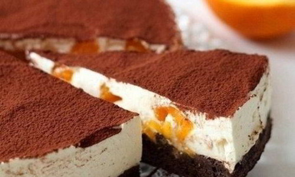 Рецепт торта-тирамису с апельсинами и темным шоколадом