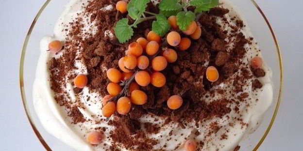 ванильно-облепиховый тирамису