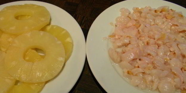 экзотическое тирамису с личи, ананасом и кокосом