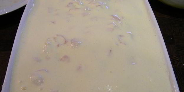 экзотическое тирамису с личи, ананасом и кокосом