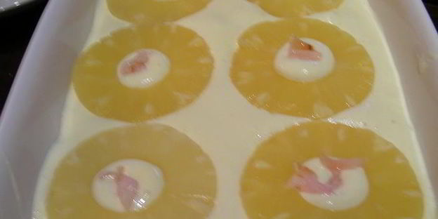 экзотическое тирамису с личи, ананасом и кокосом