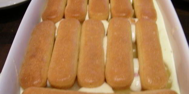 экзотическое тирамису с личи, ананасом и кокосом