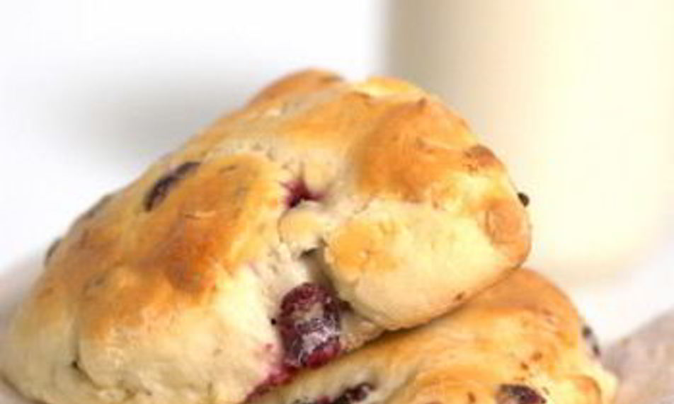 Рецепт вишнева-шоколадных сконы