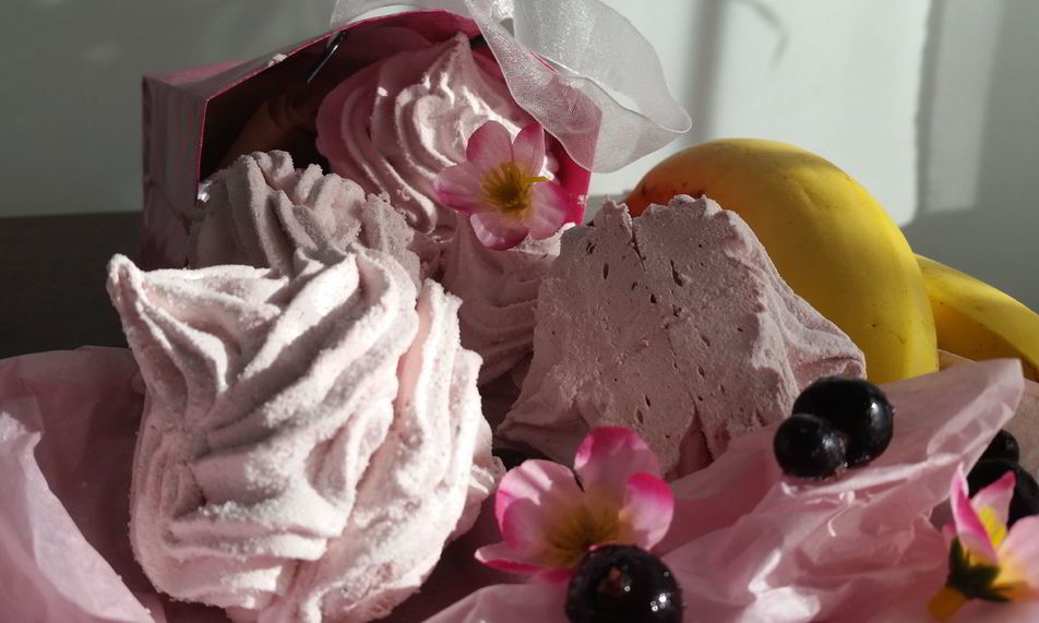 Рецепт бананова-смородинового зефир