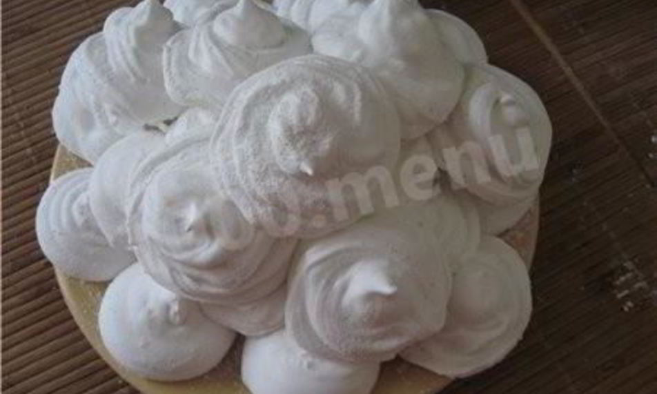 Рецепт белого зефира воздушного