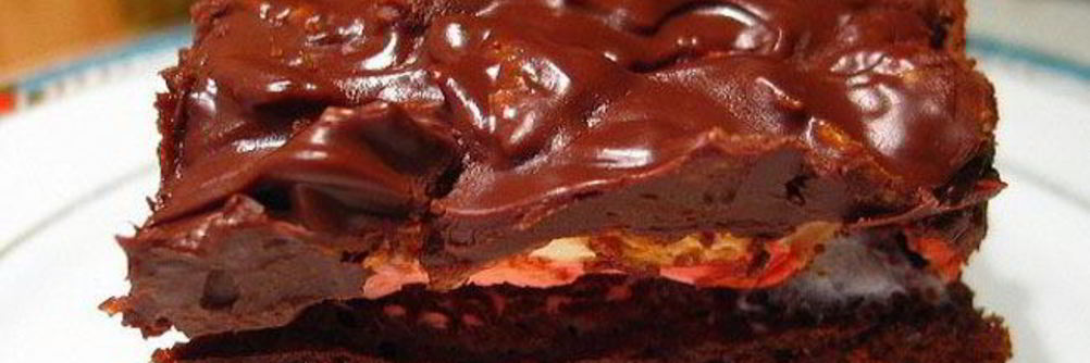 Брауни с зефиром