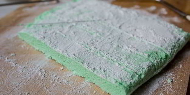 домашние мятные маршмеллоу