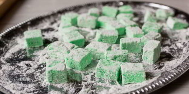 домашние мятные маршмеллоу