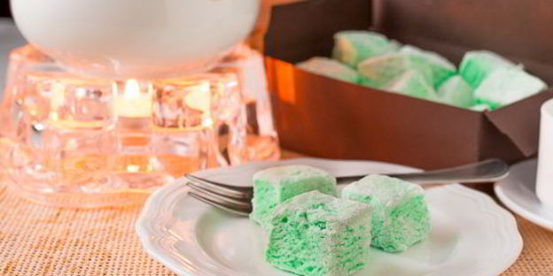 домашние мятные маршмеллоу