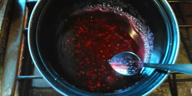 домашний зефир из малинового варенья