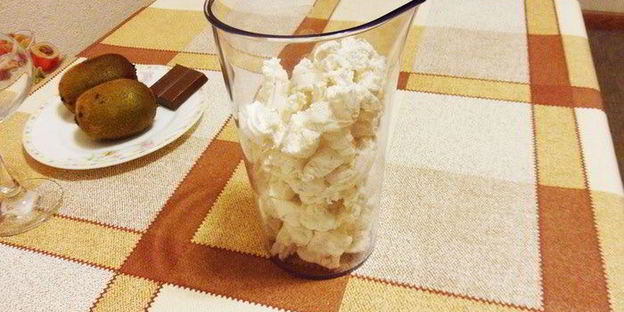 фрукты в зефирном креме