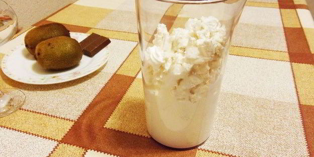 фрукты в зефирном креме