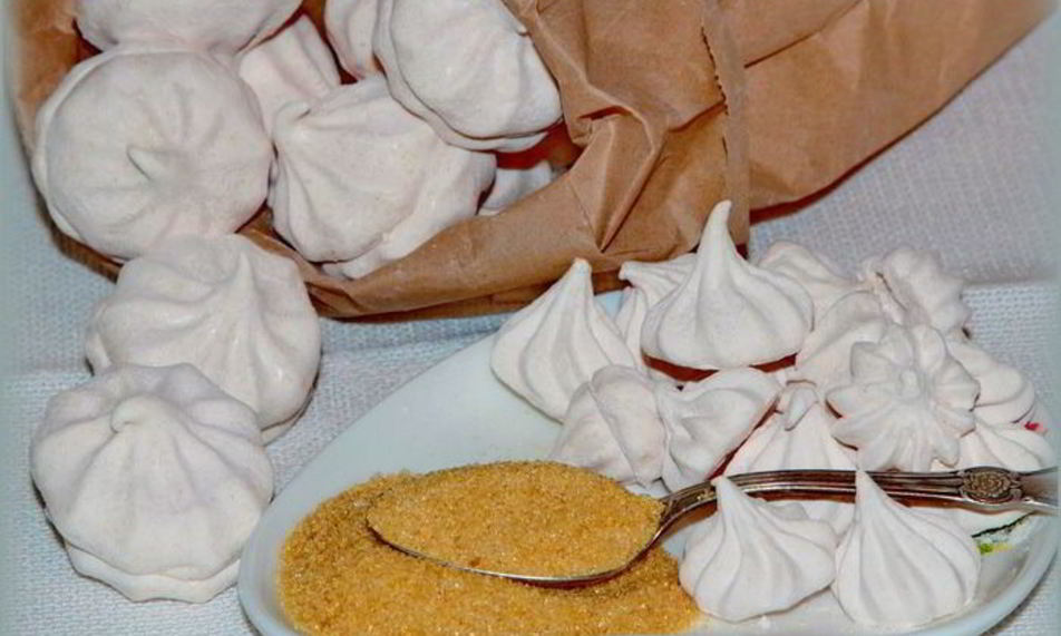 Рецепт карамелизированного сахара и зефир