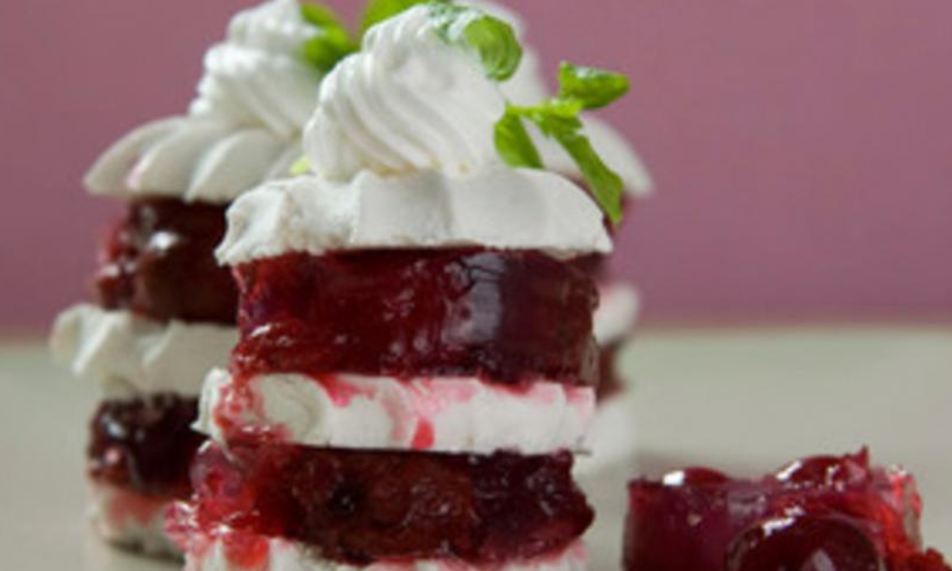 Рецепт вишневого желе с зефиром