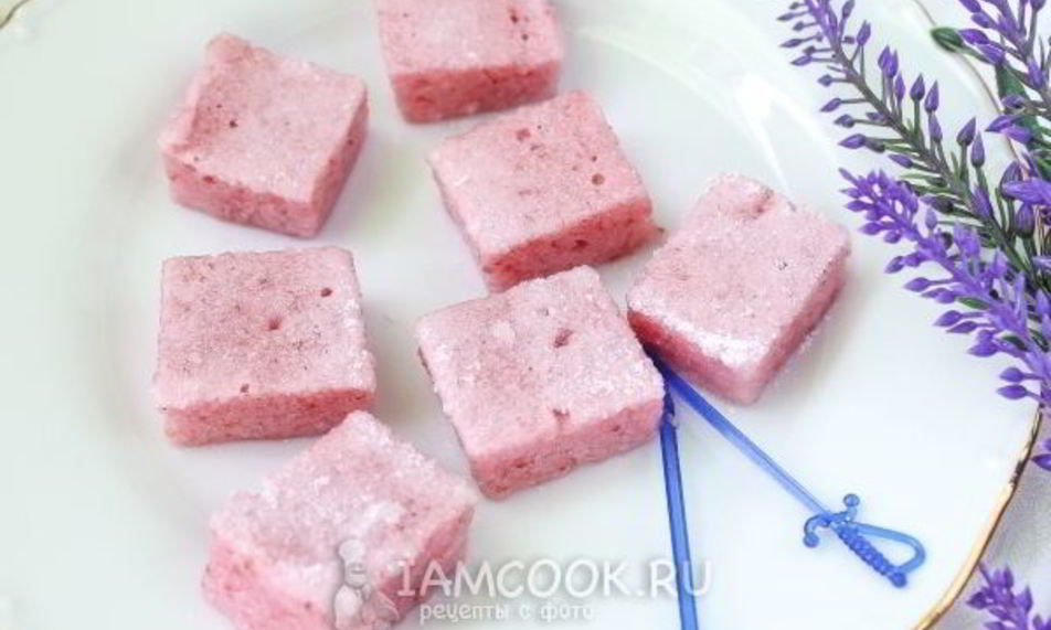 Рецепт зефира клубничного