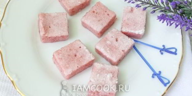 зефир клубничный