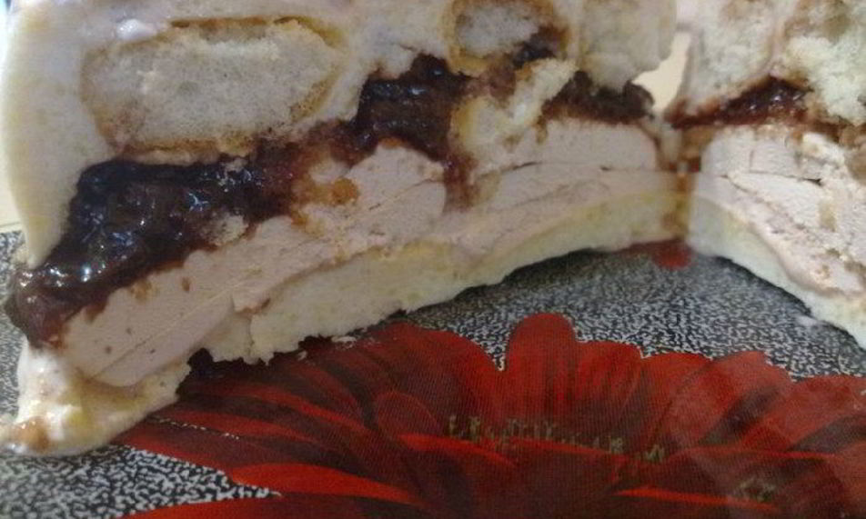 Рецепт зефирно-творожного мини-тортика