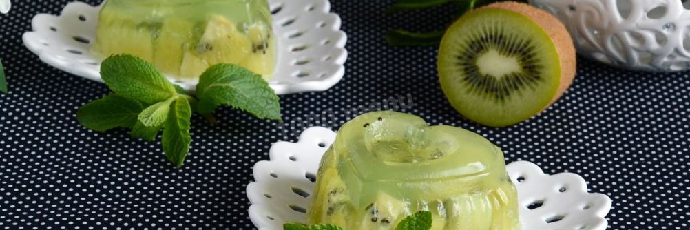 Желе из киви