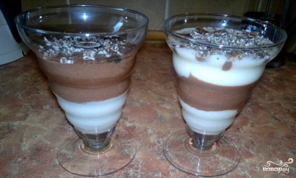 Рецепт желе из сметаны и какао