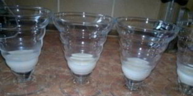 желе из сметаны и какао