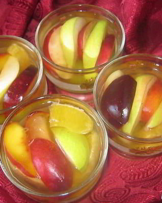 Желе с фруктами