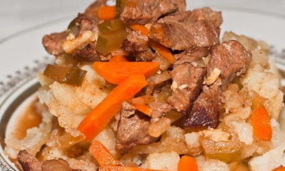 Рецепт азу из говядины с картофелем