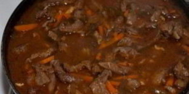 азу из говядины с картофелем