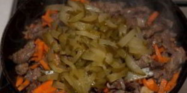 азу из говядины с картофелем
