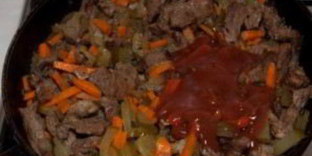 азу из говядины с картофелем
