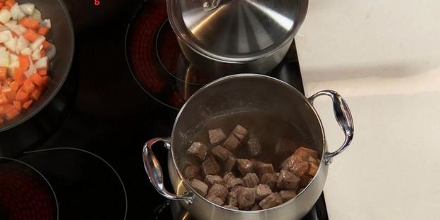 азу из говядины с соленой черемшой