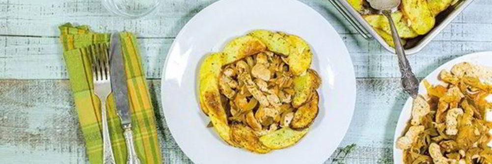 Азу из индейки на сковороде