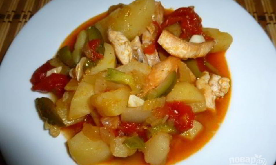 Рецепт азу иза индеек в духовке