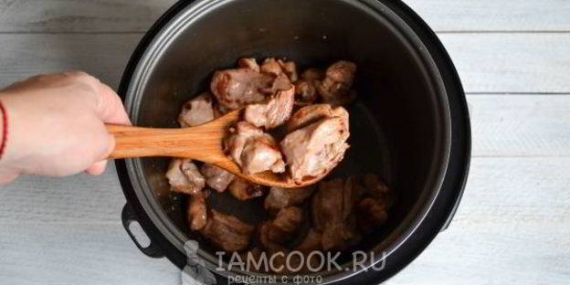 азу из индейки в мультиварке