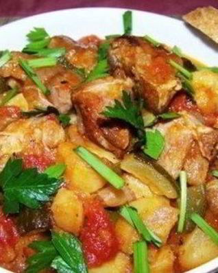 Азу из овощей в мультиварке