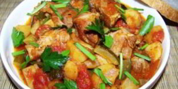 азу по-татарски с говядиной