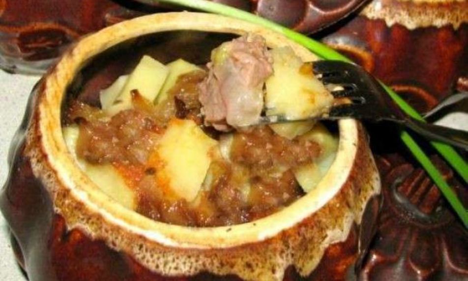 Рецепт азу в горшочках