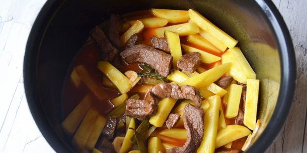 азу в мультиварке по-татарски