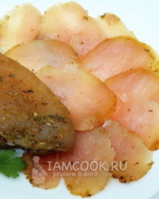 Бастурма из куриной грудки