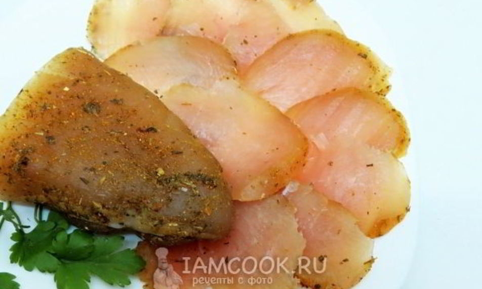 Рецепт бастурмы из куриной грудки