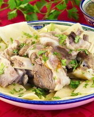 Бешбармак из баранины по-казахски