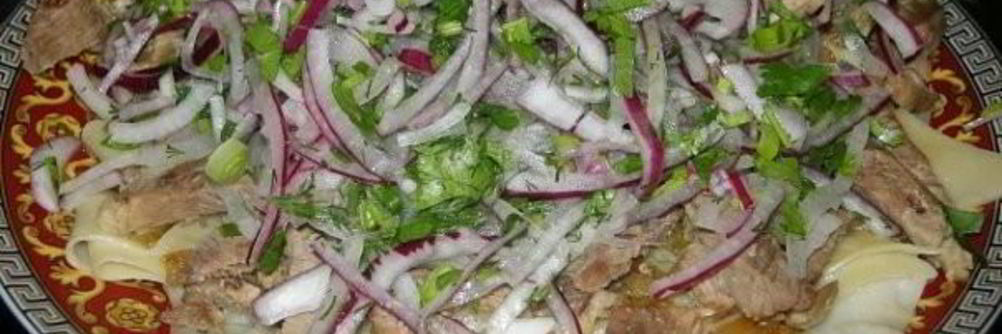 Бешбармак из баранины