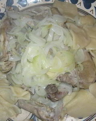 Бешбармак из гуся