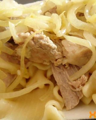 Бешбармак из свинины