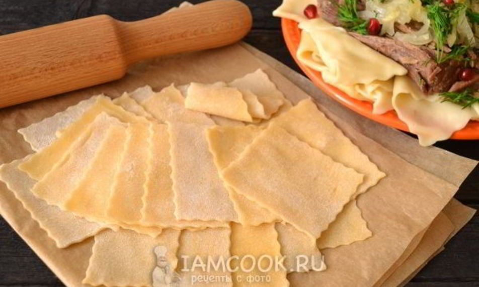 Рецепт лапши для бешбармака