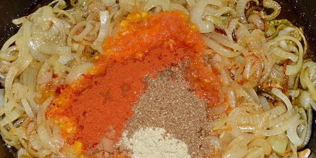 чахохбили из курицы с картошкой