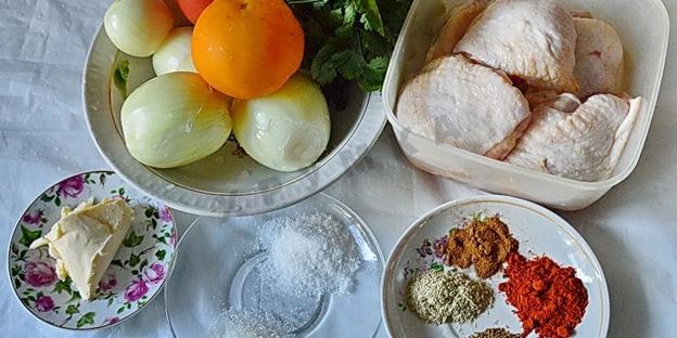 чахохбили из курицы с картошкой