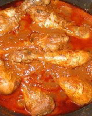 Чахохбили из курицы с кинзой