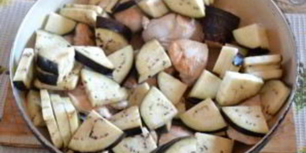 чахохбили с баклажанами