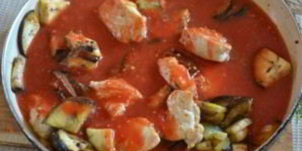 чахохбили с баклажанами